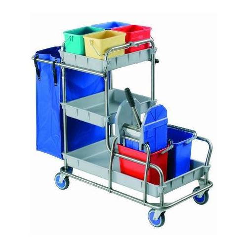 CARRO SUPER LIMPIEZA / INOX / L 99 ( 122) x AN 56 x AL...