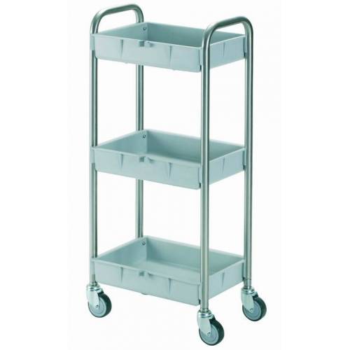 CARRO TRANSPORTE LENCERIA 3 BANDEJAS / L 44 x AN 29 x AL...