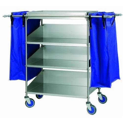 CARRO 4 BANDEJAS PLANCHA FRONTAL INOX   MOD.70