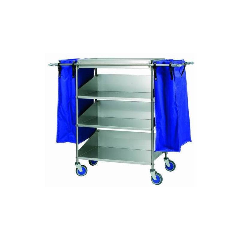 CARRO 4 BANDEJAS PLANCHA FRONTAL INOX...