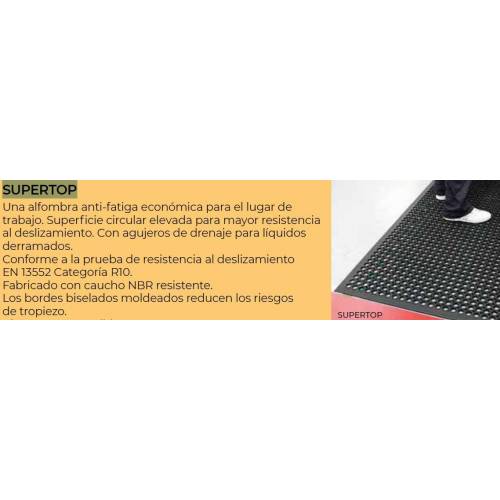 ALFOMBRA / SUPERTOP / CAUCHO NBR / 10 mm / 90 cm x 150 cm...
