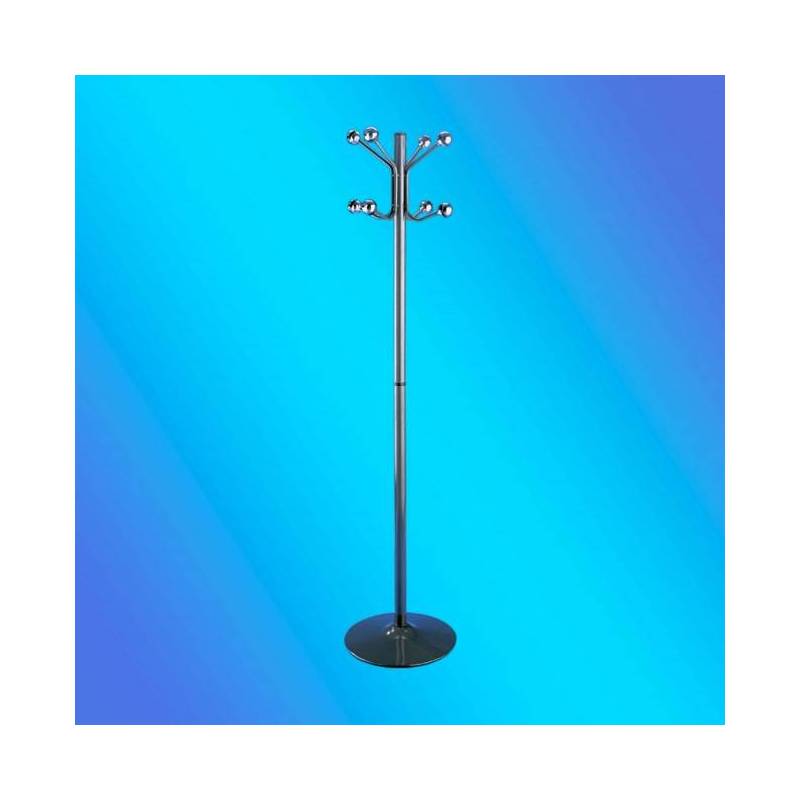 PERCHERO METAL EPOXI NEGRO / 8 BOLAS...