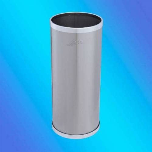 PARAGÜERO REDONDO INOX / AROS CROMADOS / 20 ltrs. (AL95101)