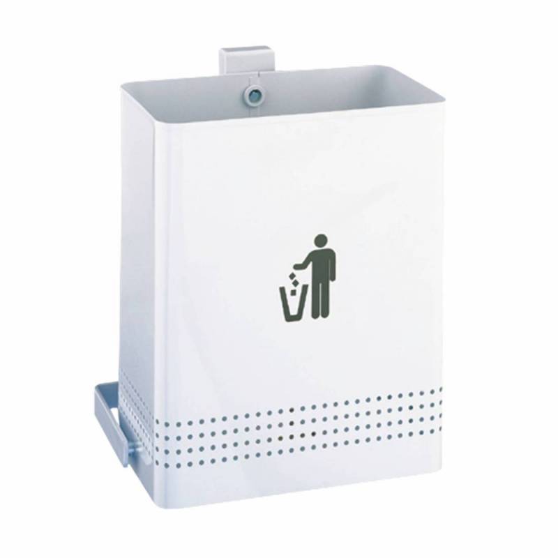 Papelera Pintada Pared Basculante...