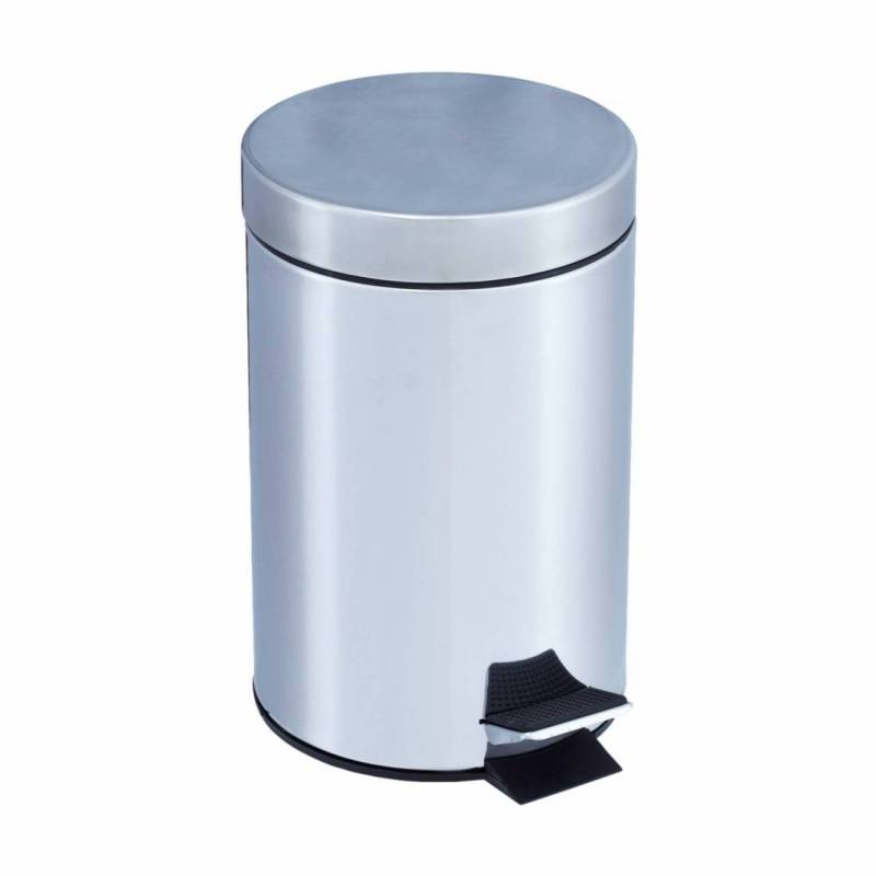 Papelera Pedal Inox Med. Con Cubo...