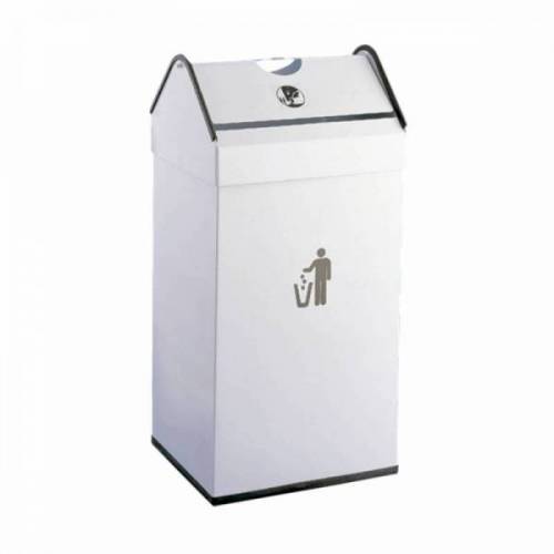 Cenicero Papelera Pintada Tapa Basculante MEMPHIS