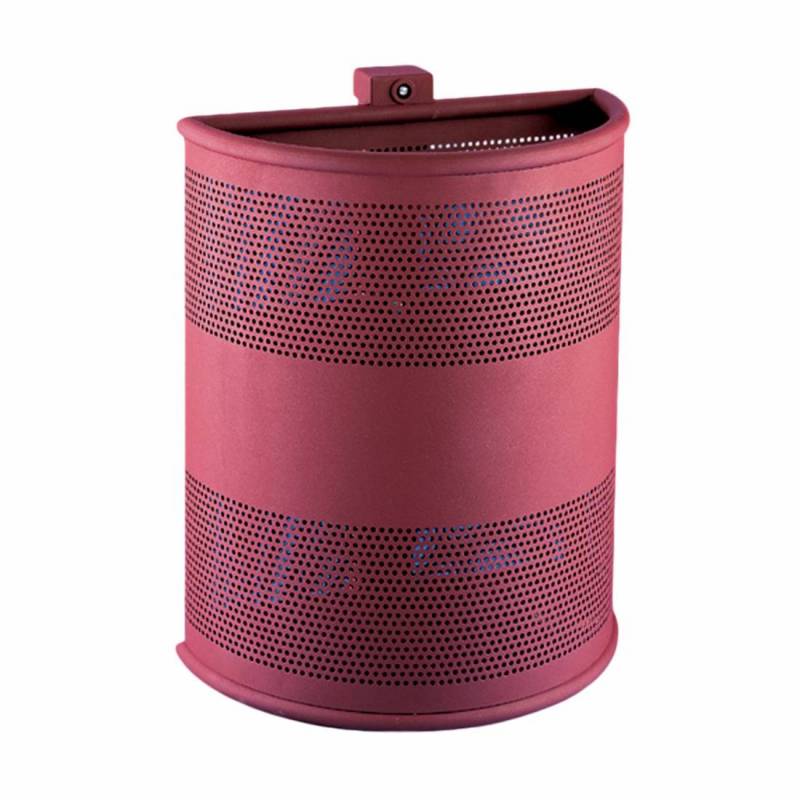 Papelera Media Luna Pintada Pared...