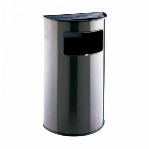 Papelera Cenicero Pintada Media Luna - Cubo Interior BANGKOK