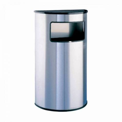 Papelera Cenicero Inox Media Luna - Cubo Interior BANGKOK