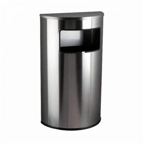 Papelera Inox Media Luna - Cubo Interior y Tapa PHUKET