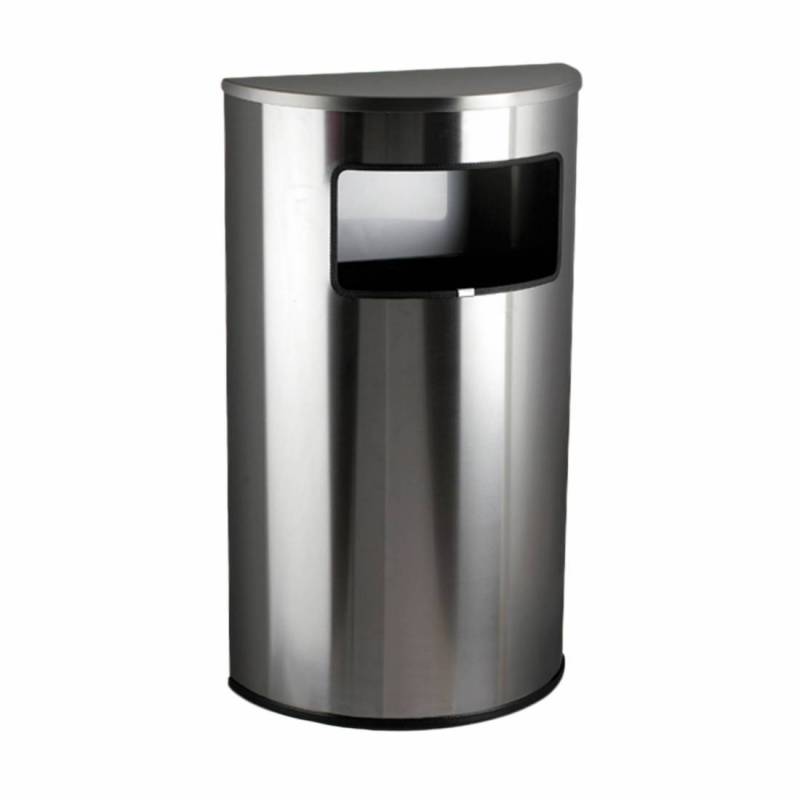 Papelera Inox Media Luna - Cubo...