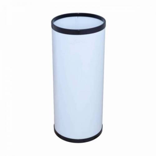 Papelera Redonda Pintada Aros Negros ATENAS