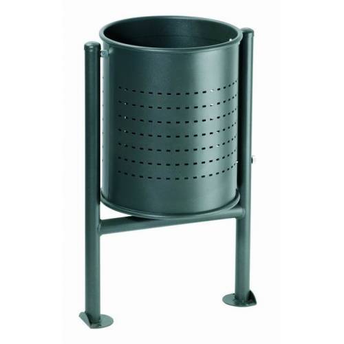 PAPELERA EXTERIORES TROQUELADA OXIDON MOD.540/J