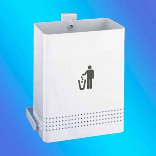 PAPELERA PARED/BASCULANTE blanca / 25 ltrs. (AL71900B)