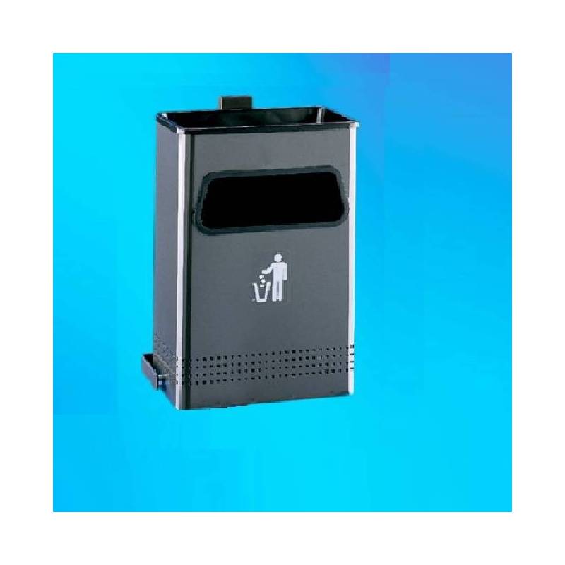 PAPELERA PARED/BASCULANTE negra / 25...