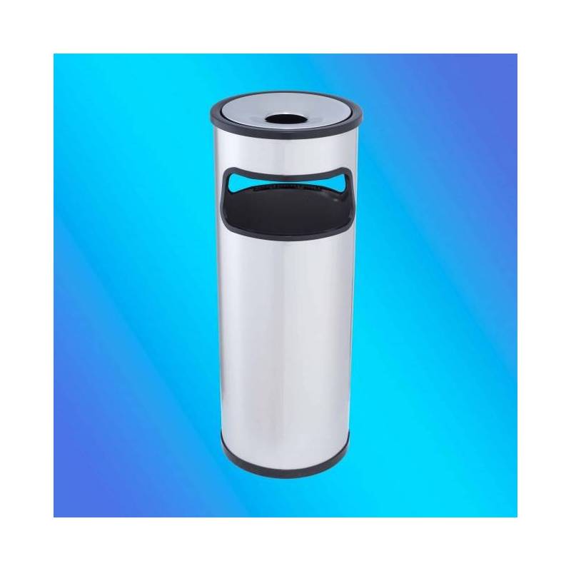 CENICERO PAPELERA INOX REDONDA DOS...