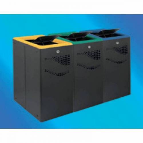 BALTIMOR 3 MODULOS PAPELERA SELECTIVA BASCULANTE x 40 lts...