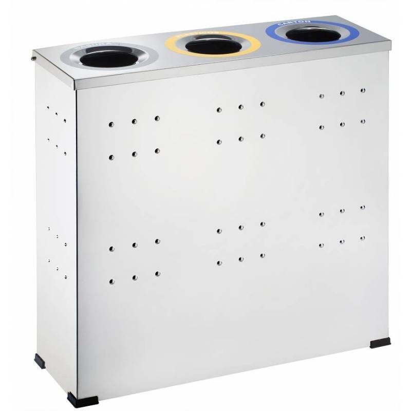 PAPELERA SANITARIA RECTANGULAR INOX 3...