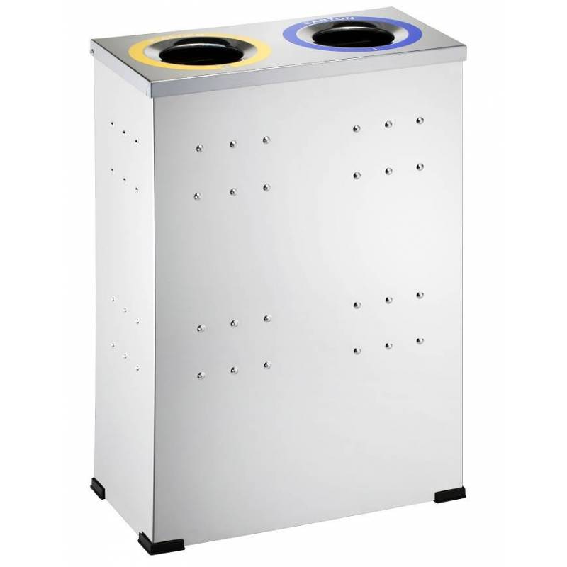 PAPELERA SANITARIA RECTANGULAR INOX 2...