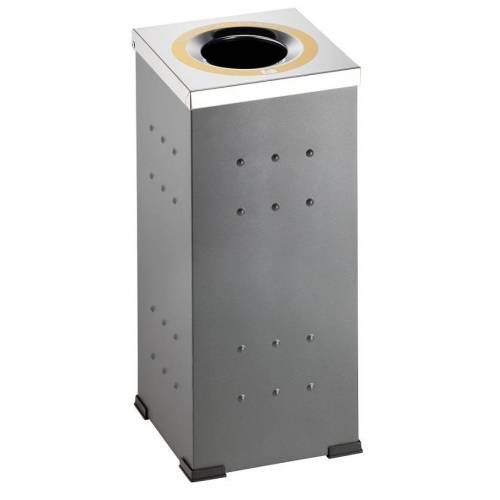 PAPELERA SANITARIA CUADRADA INOX  MOD.2205/R