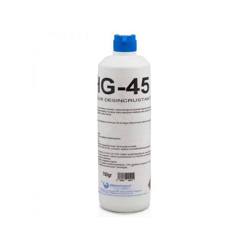 HG-45 desincrustante para sarro  W.C. / 12 uds x 750 ml