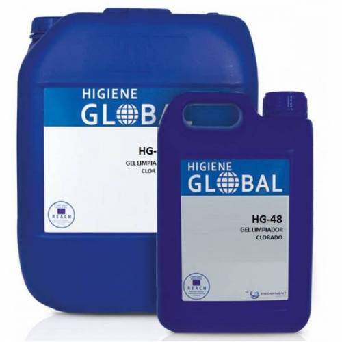 HG-48 Gel limpiador clorado / 2 uds x 5 L.