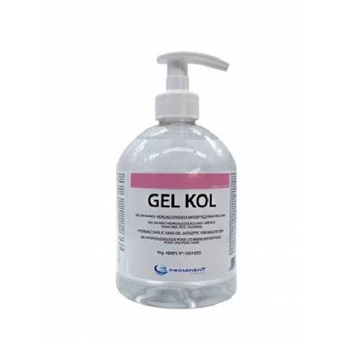 GEL KOL / BOTES ( Tapón PUSH) / gel hidroalcohólico...