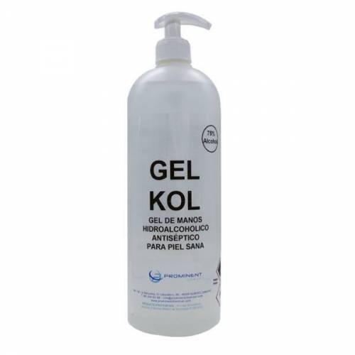 GEL KOL / BOTES ( Tapón PUSH) / gel hidroalcohólico...