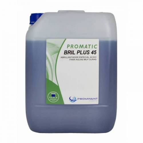 PRO MATIC BRIL PLUS 45 abrillantador ácido E-Duras / 20 lts.