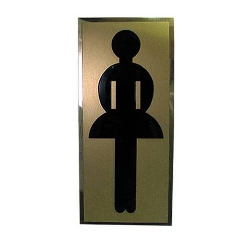 SILUETA W.C. METACRILATO SEÑORA 170 m/m