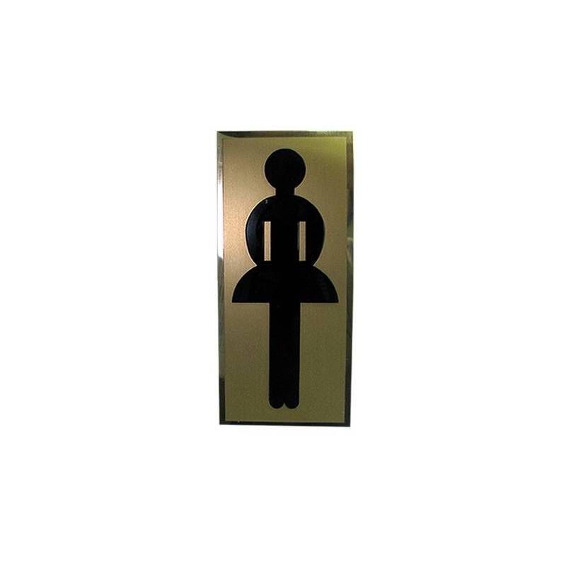 SILUETA W.C. METACRILATO SEÑORA 170 m/m