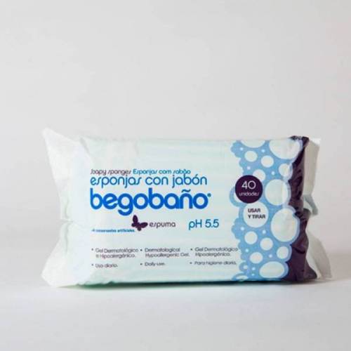 ESPONJA JABONOSA / BS-1/ 12cm x 20cm x 1cm / 4 bolsas x...