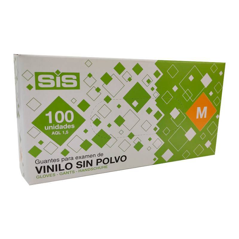 GUANTE VINILO / SIN POLVO / TALLA - M... GUANTE VINILO / SIN POLVO / TALLA - M...