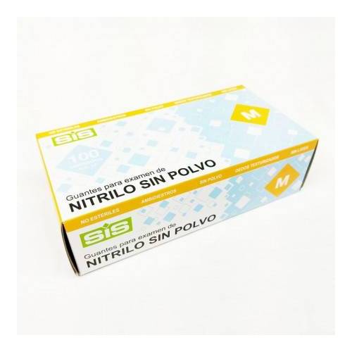 GUANTE NITRILO / AZUL / S.P. / TALLA - M ( 7-8 ) /...