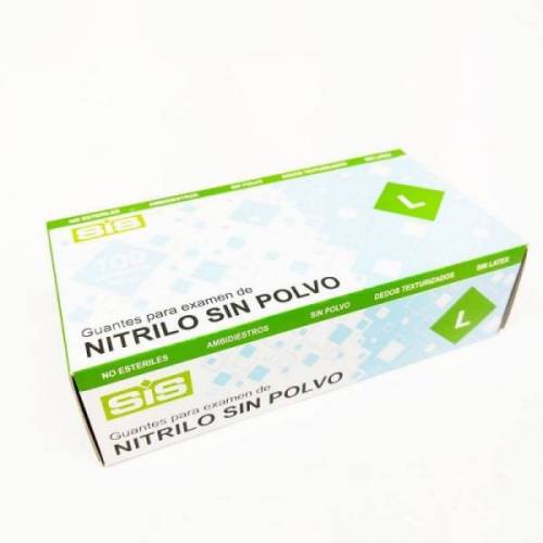 GUANTE NITRILO / AZUL / S.P. / TALLA L ( 8-9 ) / GRANDE /...