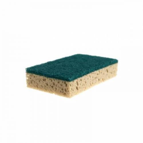 ESTROPAJO VERDE CON ESPONJA / VILEDA / 1 pqte. 10 uds. 2