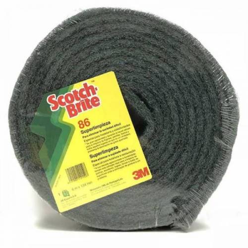 ROLLO ESTROPAJO VERDE / SCOTCH BRITE 86 / 6 m. x 134 mm....