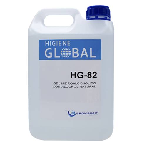 HG-82 / GEL HIDROALCOHOLICO perfumado / 2 uds x 5 L.