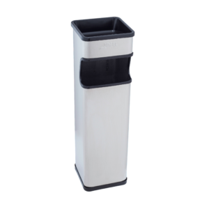 Cenicero papelera inox cuadrada
