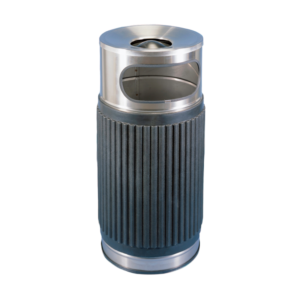 Cenicero Papelera Inox Redon. Poliuretano Cubo Int.
