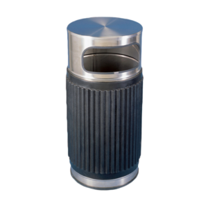 Papelera Inox Redon. Poliuretano Cubo Int. y Tapa