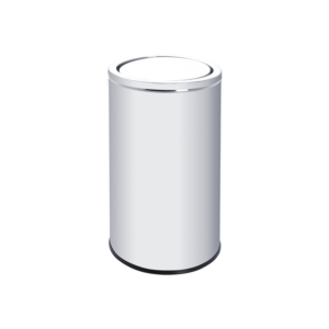 Papelera Cilíndrica Inox Basculante 25l